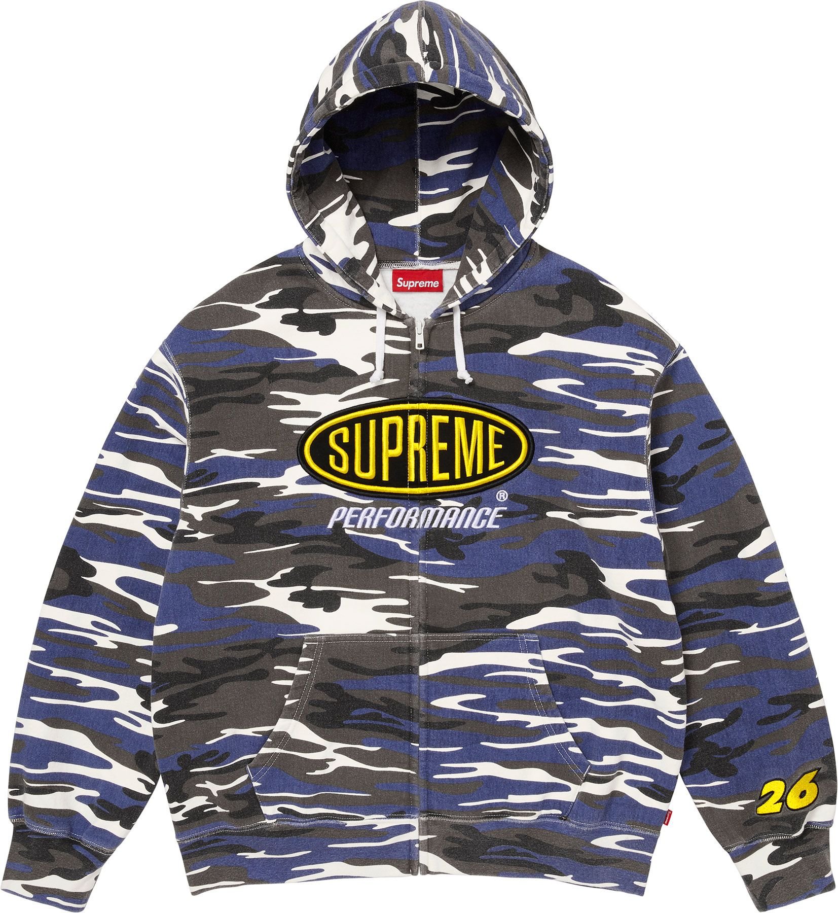 Performance Zip Up Hooded Sweatshirt view 10